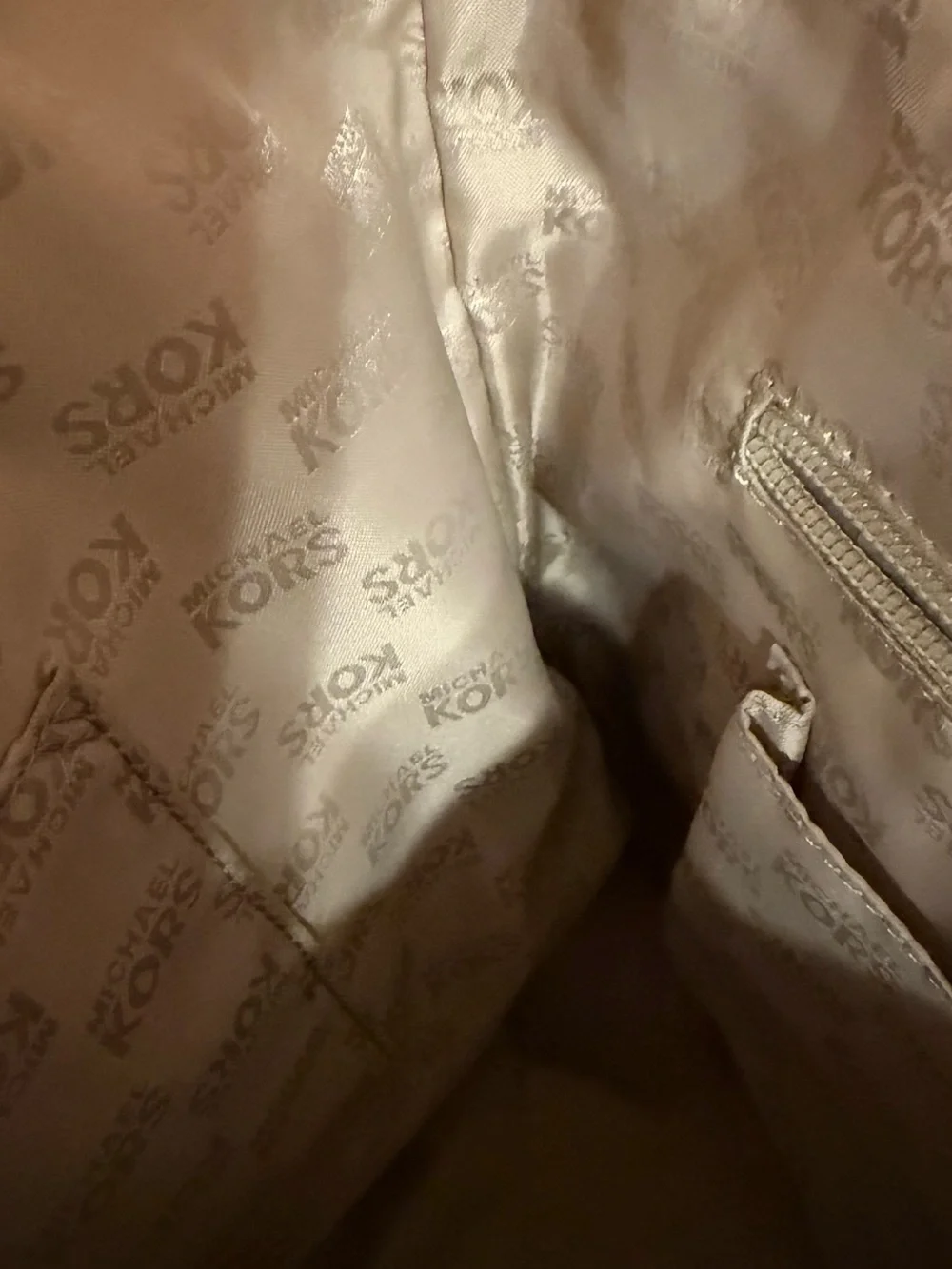 Michael Kors Signature Orange Tote with Matching Wallet